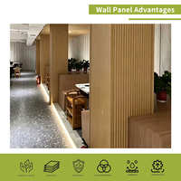 Panel Dinding PS Desain Modern Baru Bersertifikasi CE Tekstur Kayu Mewah Panel Polistirena 3D untuk Renovasi Dinding Rumah dan Hotel