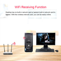 Meilleure Vente Adaptateur Réseau USB Senbida Noir 150 Mbit/s Sans Fil IPTV PCIe 8188 RTL8188 Dongle 7601 MT7601 pour Ordinateur Portable