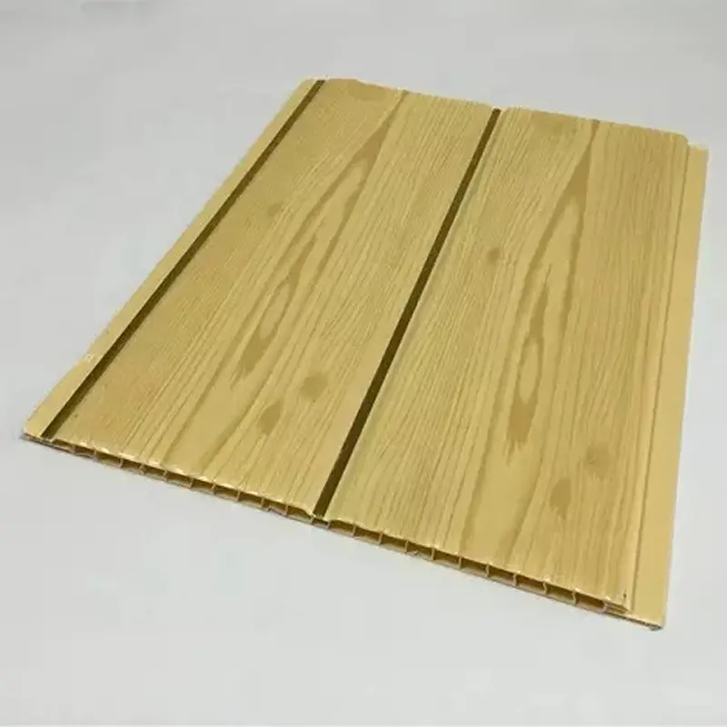 Panel de pared de PVC 3D Estampado en caliente Panel de azulejos de techo de PVC Decoración de techo Precio de fábrica Panel de techo de PVC