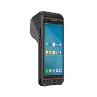 Android 13 NFC Handheld Inventory 1D/2D Barcode Scanner PDA Terminal avec imprimante d'étiquettes thermiques