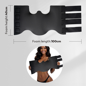Planche abdominale de compression post-chirurgie pour femmes, 360°, pour récupération après liposuccion, amincissement du ventre, contrôle abdominal, faja lombaire en mousse - Product Image 5