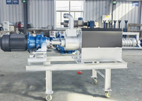 Séparateur sec/humide 380/220V en acier inoxydable pour la fumière de bétail et de volaille, usine du Shandong