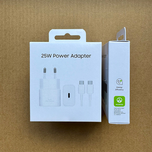 Sản phẩm trực tuyến <span class=keywords><strong>2025</strong></span> <span class=keywords><strong>USB</strong></span> C Power Adapter t2510 EU tường cắm + dn980 nhanh chóng sạc cáp du lịch Adapter Đối với Samsung S23 S24 S22 - Product Image 1