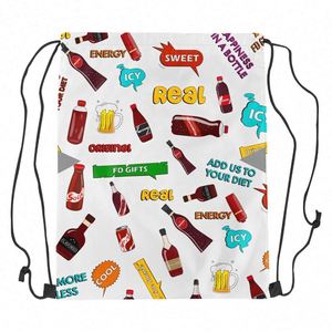 Hot Sale Custom Printed Sports <b>Backpack</b> Polyester <b>Drawstring</b> Bag - Product Image 1