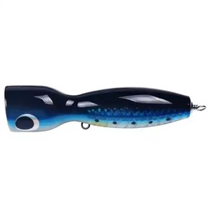 Top eau crayon en bois Stickbaits leurre appâts artificiels 17.5CM/120g en bois Popper leurre pêche à la traîne leurre corps bois - Product Image 5