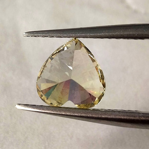 พลอยเซอร์โคเนียสังเคราะห์รูปหัวใจ 5A CZ สีเหลือง ทรงหัวใจ สำหรับทำเครื่องประดับ - Product Image 3