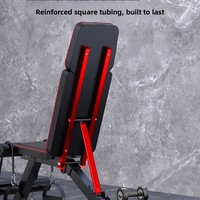Banc de musculation multifonctionnel pliable et réglable, banc plat, chaise de fitness, équipement de gym à domicile, tabouret de musculation