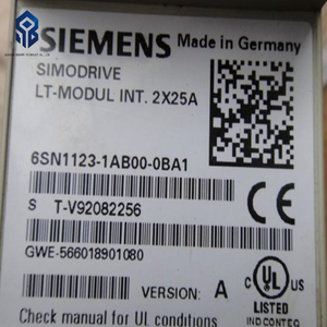 Modulo di Alimentazione Siemens Originale Nuovo 6SN1123-1AB00-0BA1 611 per PLC, Consegna Rapida in Confezione Originale per Automazione Industriale - Product Image 1
