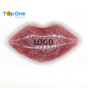TopOne Meilleures ventes Chaud Froid Réutilisable En Forme De Lèvre Perles De Gel Thérapie Smart Ice Pack Cliniques Esthétiques - Product Image 4