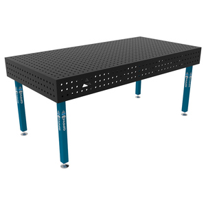 ม้านั่งเชื่อม steeleco gpph, 2x1ม., หนา8มม., รู16มม., ตาราง50x50มม. - Product Image 1