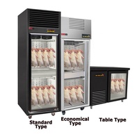 Réfrigérateur Commercial Économique pour Viande Séchée, Affichage Numérique, Déshumidification Rapide, Préservation Automatique, Porte Simple, Hygiène Optimale