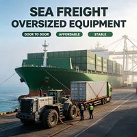 Transitaire de fret en vrac surdimensionné, agent maritime le moins cher, expédition par navire porte-conteneurs, Chine vers les États-Unis, CA, UE, FBA