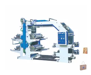 Macchine da stampa flessografiche a 4 colori per la stampa di alta qualità processo di produzione completamente automatico