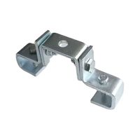 Abrazadera de Viga Tipo U de Acero al Carbono Galvanizado Q235, Abrazadera Fija para Viga H, Soporte Universal para Viga I, Estructura de Acero con Rosca de 1/8