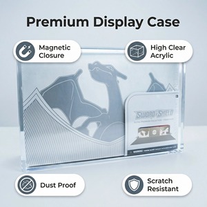 Étui de protection en acrylique anti-UV à aimants puissants pour collection Super Premium Prismatic Evolutions SPC - Product Image 2