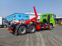 Camion benne à benne basculante Shacman 6X4 avec grue de ramassage, 25 tonnes, vente directe usine