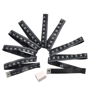 Wintape <b>Measuring</b> Tape 150cm 60inch 12mm Black Soft Leather Metric Sewing Tailoring <b>Tool</b> - Product Image 2