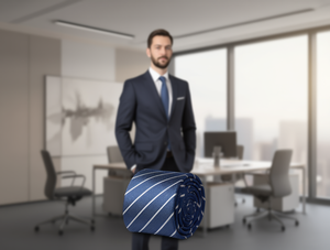 Cravatta Lunga Fantasia 7,5 cm 100% Poliestere Accessorio per Abito Formale Stampa a Trasferimento Termico Durevole - Product Image 2