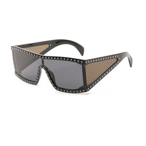 Lunettes de <span class=keywords><strong>soleil</strong></span> Vintage polarisées, surdimensionnées, carrées, pour cyclisme, accessoires de Sport, en diamant, Viperes, nouveauté 2019 bon marché - Product Image 2