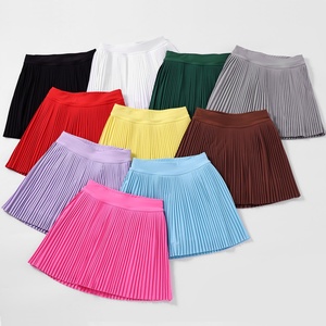 Jupe-short plissée 2-en-1 pour femme et jeune fille, style sportif, pour cheerleading, fitness, course, danse et <span class=keywords><strong>tennis</strong></span> - Product Image 1