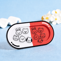 Pendentif shaker en acrylique personnalisé avec dessin animé, porte-clés léger et agitable avec photo imprimée, idéal pour cadeau souvenir, vente en gros