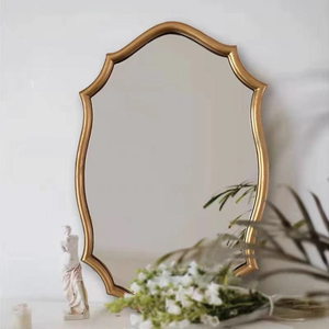Parete irregolare delicatezza di lusso antico muro appeso bagno francese <span class=keywords><strong>Vintage</strong></span> intagliato <span class=keywords><strong>cornice</strong></span> specchio - Product Image 1