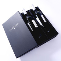 Cajas de Regalo Rígidas Personalizadas de Alta Gama para 3 Botellas de Vino, Whisky o Vodka, Caja de Cartón con Inserto, Tamaño Personalizado al por Mayor