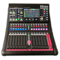 Console de mixage audio DJ professionnelle M16 à 16 canaux avec écran tactile numérique, console audio DJ, mixeur audio