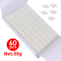 Foska – Vente en gros usine – Colle adhésive puissante blanche de 50g, de haute qualité, non toxique, amovible et réutilisable pour tableau et verre