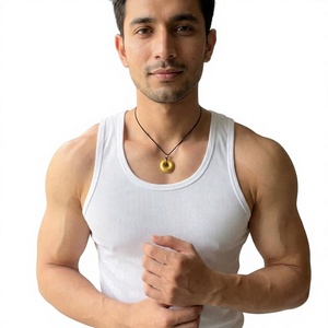 Débardeurs pour hommes de haute qualité, décontractés, en coton, tricotés élastiques, pour la musculation, la salle de sport, l'entraînement, grande taille, vente en gros 0.3 - Product Image 1
