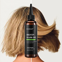 Biotin-Haarwuchsöl zur Pflege der Kopfhaut, Stärkung der Wurzeln, Reduzierung von Haarbruch, Natürliche Formel für Dickeres und Volleres Haar