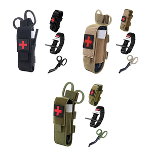 Bolsa Táctica MOLLE para Torniquete, Bolsa de Almacenamiento de Primeros Auxilios Médicos EMT de Nailon para Equipo Táctico de Emergencia y Rescate al Aire Libre - Product Image 2