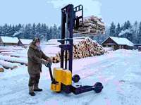 Chariot élévateur électrique autoporté SOLREIGN CDD15QYA 1,5 tonne, mât duplex 2m, chariot élévateur à fourches pour palettes, batterie lithium 48V, CE, OEM, logistique d'entrepôt