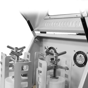 Broyeur à billes planétaire CE, machine de mouture et de mélange de poudres, testeur de broyeur d'échantillons, moulin à billes planétaire vertical semi-circulaire - Product Image 2