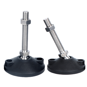M8-M24 Furniture Plastic <b>Adjustable</b> Feet 7916 80D M20*100/120/150/200mm Rubber Metal - Product Image 2