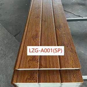 Panneau sandwich léger en polyuréthane pour mur extérieur, panneau mural en mousse de polyuréthane, revêtement mural, prix usine - Product Image 1