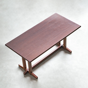 Escritorio de Oficina Rectangular Moderno y Sencillo de Madera de Teca Sólida para Apartamentos Pequeños, Uso Doméstico, Hecho en China - Product Image 1