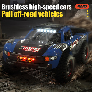 Camioneta Todoterreno RC <span class=keywords><strong>JJ</strong></span> sin Escobillas, Totalmente Proporcional, con Luces LED, Piezas de Transmisión Metálicas, Auto de Carreras y Escalada Todoterreno RC - Product Image 2