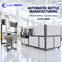 Machine de soufflage de bouteilles PET universelle Coryjet CJ-B1-5000 contrôlée par PLC pour l'équipement de fabrication de bouteilles en plastique à entraînement par roulement