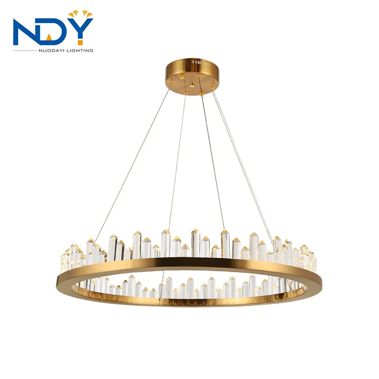 European Modern Style Hotel Living Room Crystal Pendant Lamp Led Wedding Ceiling Cristal Chandelier