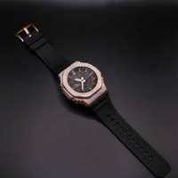 Montre de luxe en argent 925 sertie de moissanite, style hip-hop, pour homme, idéale pour les soirées en boîte de nuit et les performances sur scène, personnalisable