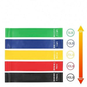 Bandes de résistance élastiques pour entraînement de fitness et musculation, pour hanches, cuisses et fessiers, fabriquées en usine BSCI, tendance 2024. - Product Image 4