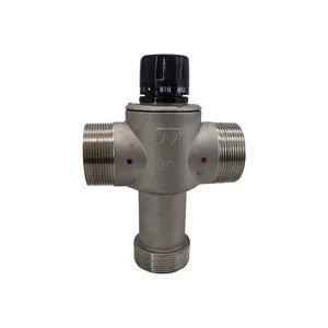 China Manufacturer 2" DN50 Water Mixing Valve Water Heater Solar Thermostatic Valve 3 Way Water Temperature Control Valve