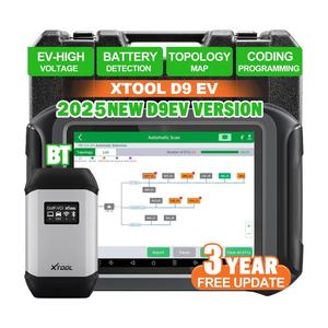 XTOOL D9EV para Tesla EV Cars Análisis de paquetes de baterías Máquina de diagnóstico de automóviles Bidireccional 45 + Restablece la codificación ECU <span class=keywords><strong>2</strong></span> años de garantía - Product Image 1