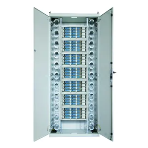 Optical Fiber Splice Cross Connect Cabinet Telecom Equipment 96 144 256 288 576 Optic Outdoor Terminal Cabinets