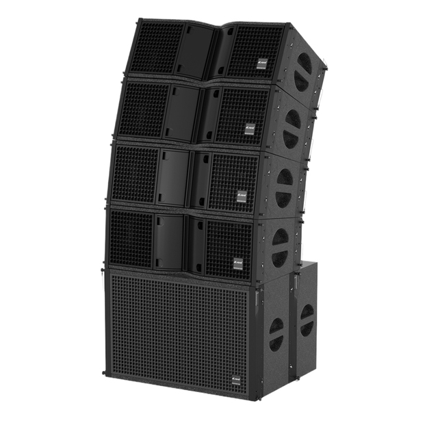 LA208+LA18B(8+4) Powered Line Array Speakers Set Sound System for Stage Performances
