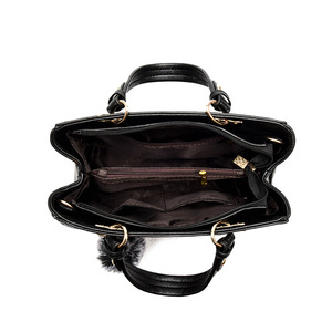 Bolso de hombro popular para mujer con diseño de patchwork, bandolera a cuadros, bolso de mano con asa superior y colgante - Product Image 5