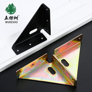 Support d'angle triangulaire Wukeshu en acier laminé à froid zingué pour armoire de lit - Product Image 1