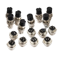 Connecteur M16 à 5 broches pour montage sur panneau PCB, fixation arrière, fixation avant, étanche IP67, connecteur à vis