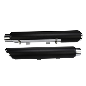 Silencieux et tuyaux d'échappement pour moto noirs/chromés, directement de l'usine, pour Harley Sportster XL 48 72 883 <span class=keywords><strong>1200</strong></span> Iron <span class=keywords><strong>Superlow</strong></span> 2014-2022 - Product Image 1